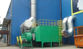 「使用现场」天津某厂工业废气吸附装置选用柱状活性炭