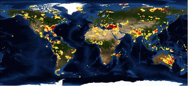 全球干旱监测图